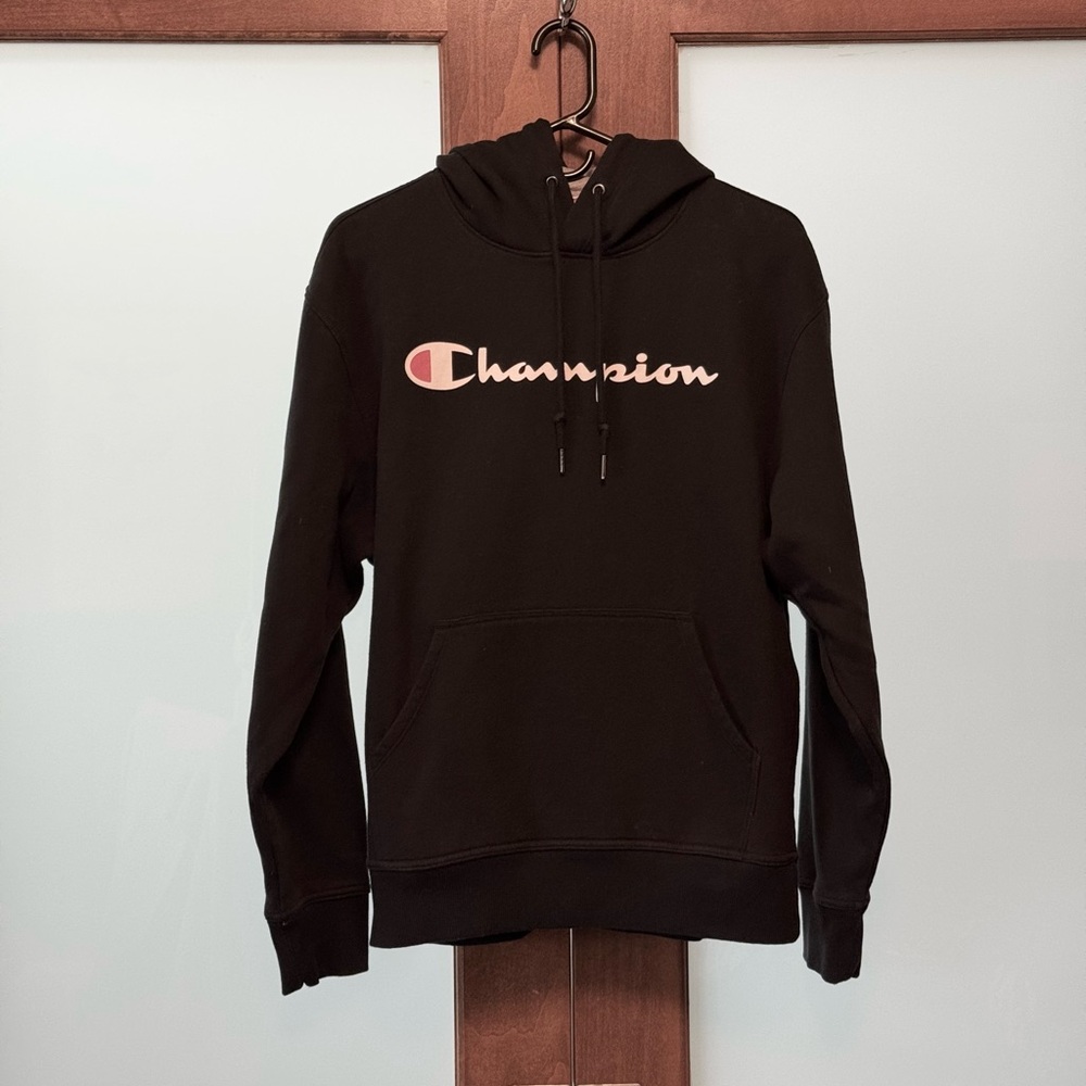 Champion Black & Gray Athletic Hoodie
